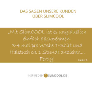 Positive Kundenbewertug über SlimCOOL