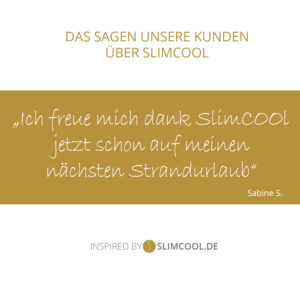 Positive Kundenbewertug über SlimCOOL
