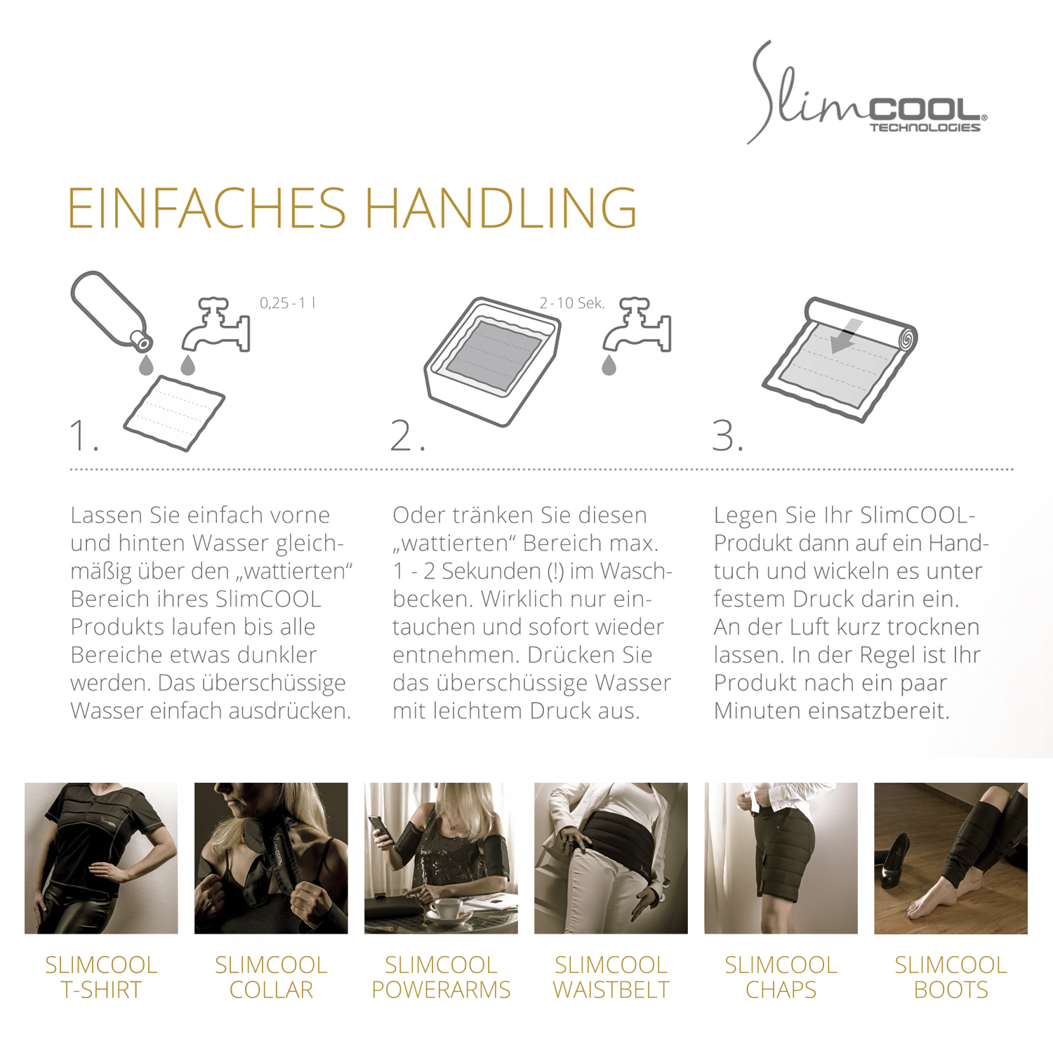 Gebrauchsanweisung für SlimCOOL Technologie